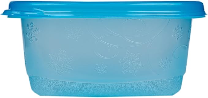 Glad GladWare Freezerware Food Storage Containers - Small Rectangle - Meal Container Holds up to 24 Ounces of Food - Lock Tight Seal, 4 Count - 6 Pack