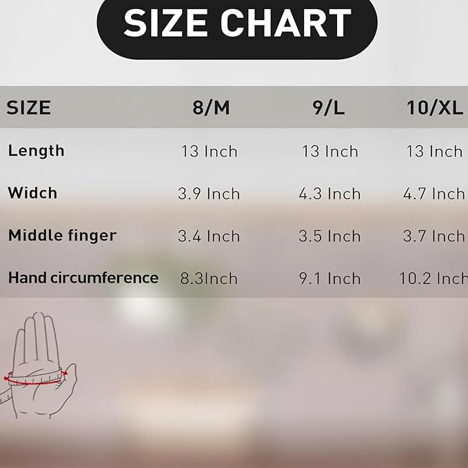 Chemical Gloves, Heavy Duty Cleaning Gloves