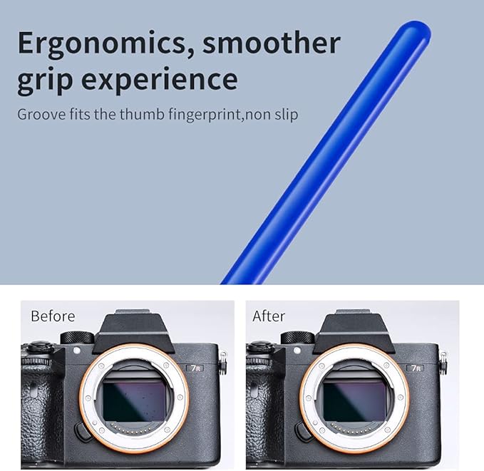 10Pcs Microfiber Cloths & 20 Pcs Full-Frame Sensors Cleaning Swabs