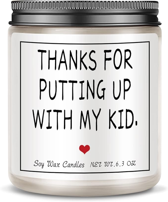 Teacher Appreciation Gifts Thank You Teacher Gifts for Women & Men Candles Present for Retired Teachers Idea for Graduation,Back to School