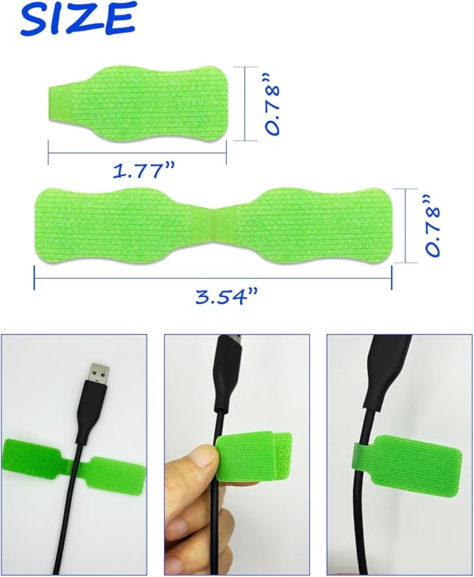 32 Pcs Cable Labels, Multi-Color Write On Cord Labels, Wire Tags for Electronics, Computers Cable Management and Identification, Assorted Colors