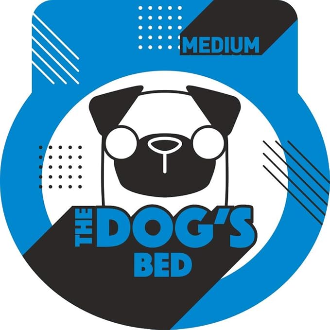 The Dog’s Bed Orthopedic Dog Bed, Medium Grey with Black Trim, Waterproof, Supportive Dog Bed with Washable Replaceable Covers