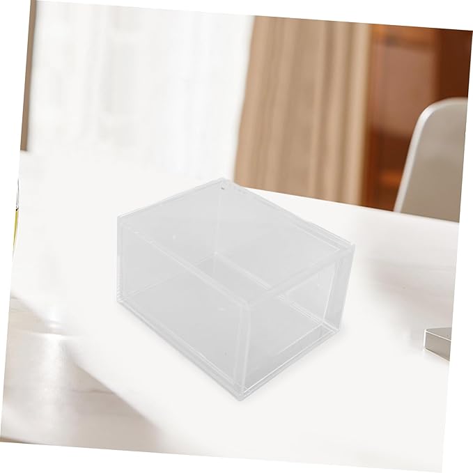 jojofuny 3Pcs Clear Stackable Drawer Organizer Versatile Makeup Storage Bins for Easy Access to Cosmetics and Daily Items Space Saving Transparent Design for Home and Vanity