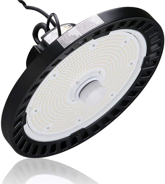 RuggedGrade 300W - Titan III Series LED High Bay UFO Light - 46,500 Lumens - 5000K Bright White - Outdoor LED Light - DLC 5.1 Premium