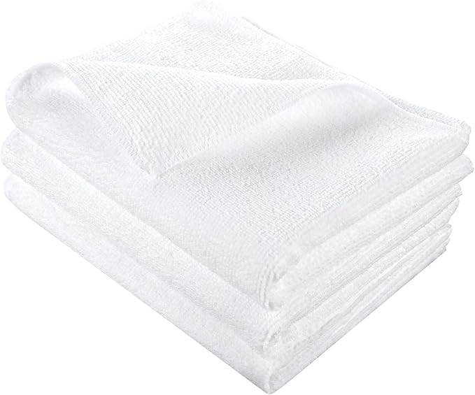 Sublimation Dishtowel Absorbent Multi Purpose Kitchen Dish Towels Blank DIY Dishcloth Bathroom Towel for Fall Christmas Kitchen Home Decor,16 x 24 Inch(32 Pieces)