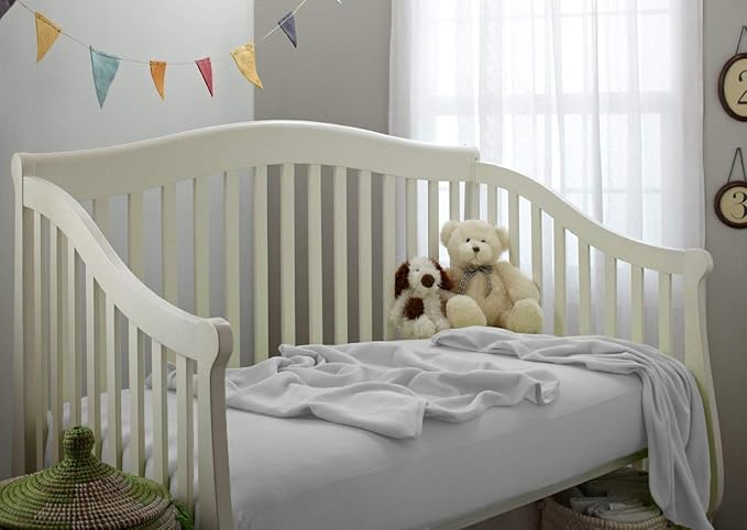 American Baby Company 100% Cotton Thermal Waffle Swaddle Blanket (30" x 40"), Soft, Breathable & Stretchy, White, for Boys and Girls, Perfect for Swaddling, Travel and Gifting