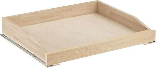 ROOMTEC Pull Out Cabinet Drawer for Kitchen Cabinets 25.5" W x 21" D, Pull Out Cabinet Organizer, Bottom Assembly, Requires At Least 26.5” Cabinet Opening