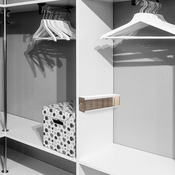 Cabilock Wall-mounted Underwear Storage Box Sock Organizer for Closet Practical Hanging Storage Case for Socks and -saving Design Easy to Install and Use