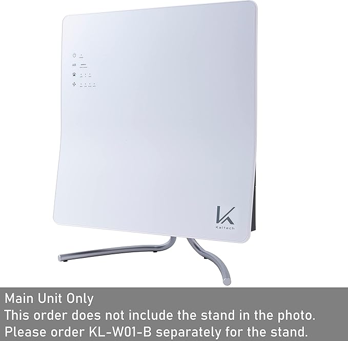 Wall Air/KL-W01U Wall Mounted Photocatalytic Air Purifier, Made in Japan, Washable Reusable Filter, Quiet, Remove Odor, Allergen, Mold, Smoke, VOC, Pollen & Pet Allergy, up to 560sqft