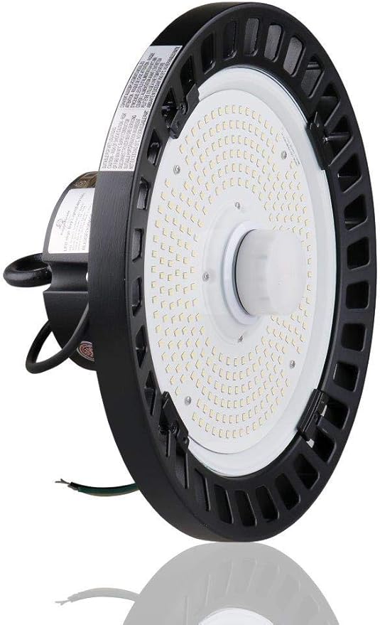 RuggedGrade 300W - Titan III Series LED High Bay UFO Light - 46,500 Lumens - 5000K Bright White - Outdoor LED Light - DLC 5.1 Premium