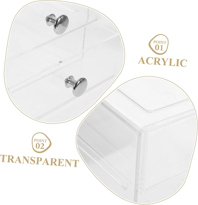 Organizer Multi-use Storage Box for Makeup Jewelry Hair Accessories Elegant Desktop Sundry Holder for Use
