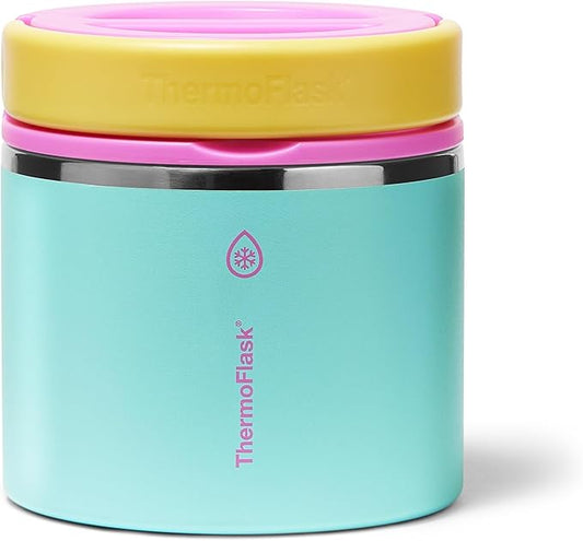 ThermoFlask 20 oz Double Wall Insulated Food Jar, Tropical Sunset