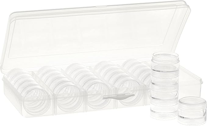 Simply Tidy 12 Pack: Bead Storage Box with 6 Container Stacks by Bead Landing™