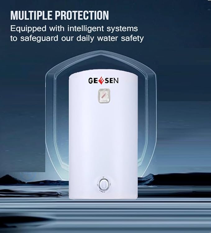 Electric Hot 50 liter Water Heater Storage, RV TR Endless Trailer Indoor Waterproof Shower Water Heater Compact Point-of-Use, Bathroom Shower (13.2 gallon) plug in 120v