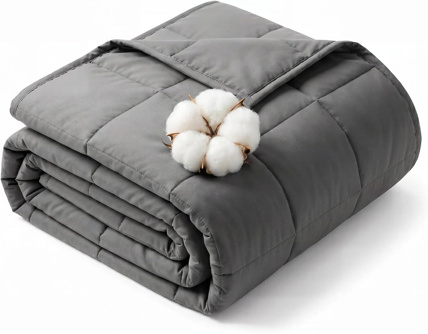 Weighted Blanket – Twin Size 10lbs | Cooling & Breathable for Deep Sleep