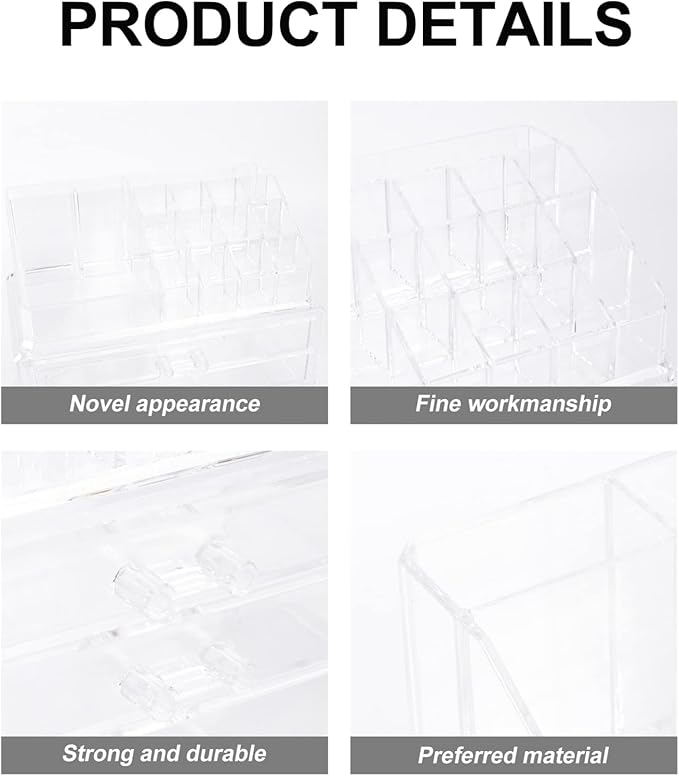 Cosmetics Storage Case Makeup Storage Organizer Desktop Box Acrylic Box for Makeup