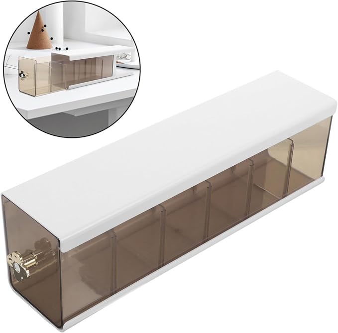 Cabilock Wall-mounted Underwear Storage Box Sock Organizer for Closet Practical Hanging Storage Case for Socks and -saving Design Easy to Install and Use