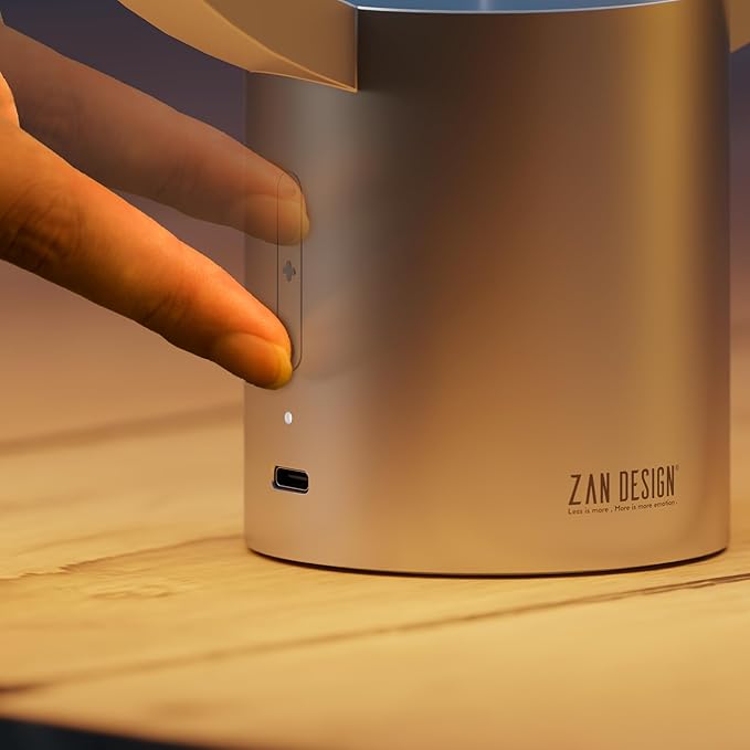 Balance Table Lamp - Rechargeable Bedside Lamp with Touch Dimmer