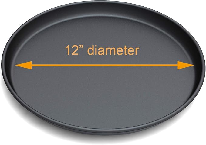 MACONEE 12inch Universal Microwave Crisper Pan/Microwave Cookware Crispy Plate Fry Pan, Microwave Cooker for Reheat Frozen Pizza, Chicken Nuggets French Toast with Crisp Effect!