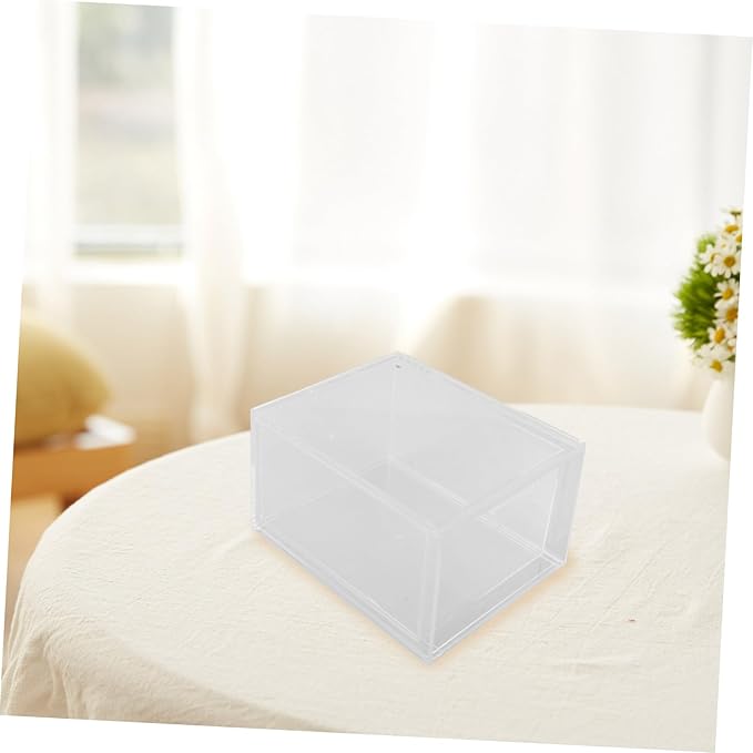 Uonlytech 3Pcs Stackable Makeup Organizer Transparent Storage Box for Vanity and Drawer Style Design Space Saving for Bathroom and Home Use