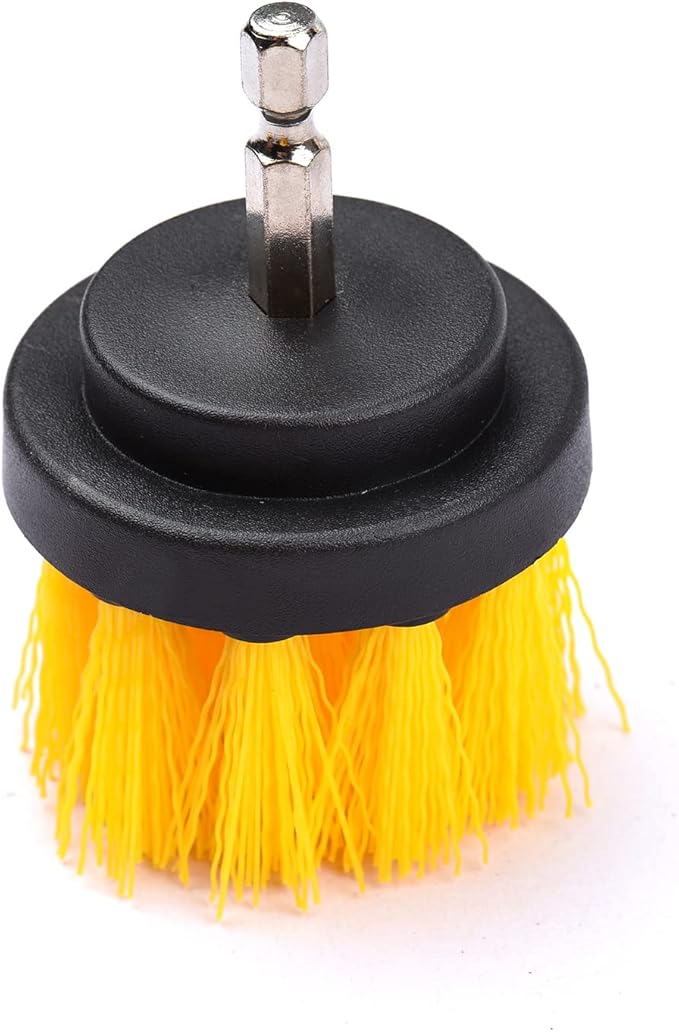 12PCS/Set Electric Drill Brush Scrub Pads Kit Power Scrubber Cleaning Kit Cleaning Brush Scouring Pad for Carpet Glass Car Clean