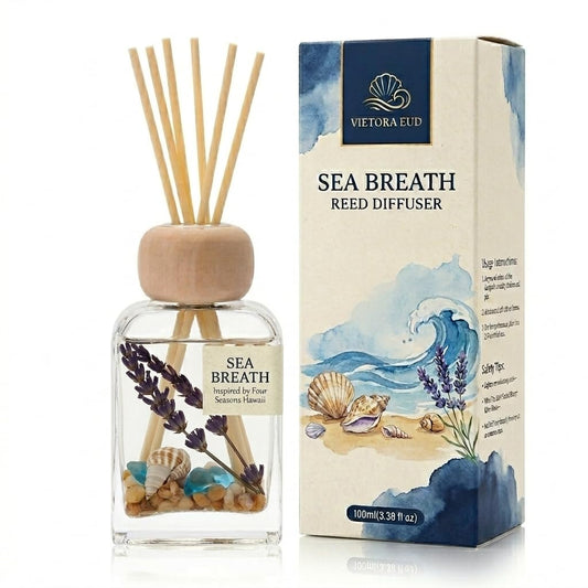 Sea Salt Reed Diffuser for Home, 3.38 fl oz - Image 1