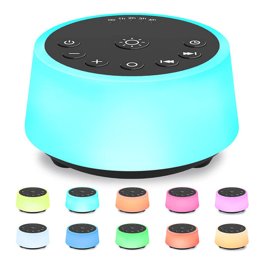 25-Sound White Noise Machine with 10-Color Night Light - Image 1
