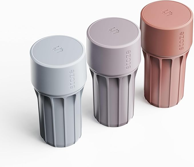 Staze Preserve Vacuum Sealed Storage Jars (148ml) | Food Storage Container with Protection - (COSMIC TRIO)