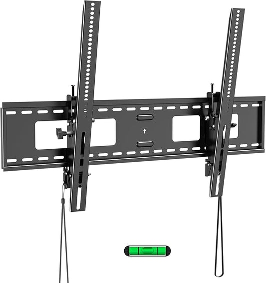 FORGING MOUNT Heavy Duty Tilting TV Wall Mount for Large TVs 55-120 Inch, Tool-Free Tilt Low Profile TV Mount,3-Stud Wall Mount Universal Bracket,VESA 900x600, Holds 275lbs, Fits 16/18/24/32" Studs
