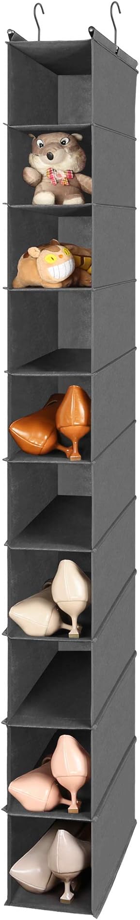 MAX Houser Hanging Closet Organizer, Hanging Sweater Organizer,Foldable Hanging Shelves for Closet