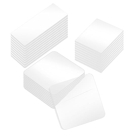 uxcell 30Pcs Double Sided Adhesive Pads, 3 Sizes Clear Removable Heavy Duty Mounting Tape Picture Hanging Sticky Adhesive Pad for Wall, Poster Picture, DIY Craft