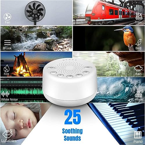 25-Sound White Noise Machine with Night Light - Image 3
