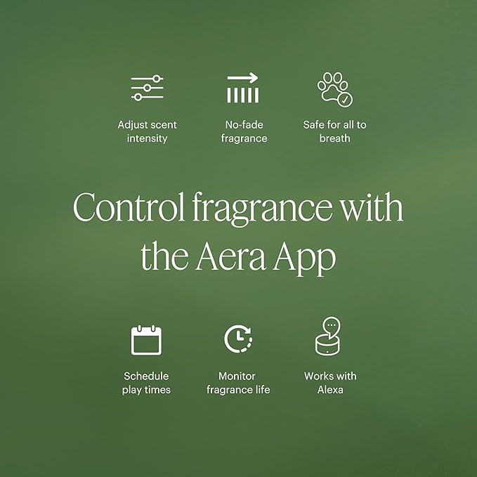 Aera Mini Snowfall – Smart Home Scent Refill – Crisp Winter and Pine Fragrance – Lasts Up to 3 Months – Works with The Aera Mini Diffuser
