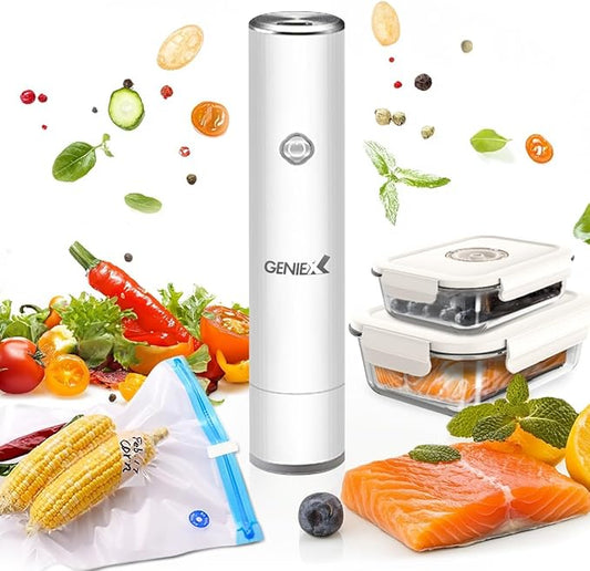 Handheld Vacuum Sealer for Food Storage | Compact, Wireless, Rechargeable (Sealer Only)