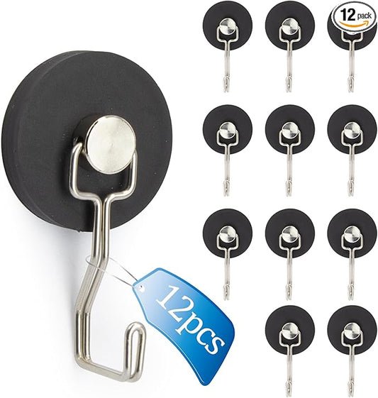 20LBS Rubber Coated Neodymium Magnetic Hooks with