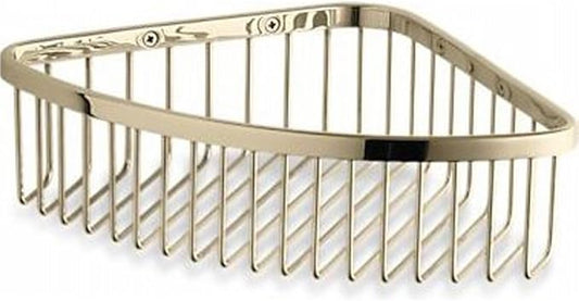 Kohler K-1897-AF 11-5/8" x 8-1/6" x 3" Large Corner Shower Basket French Gold