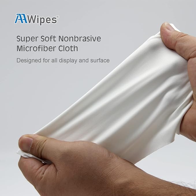 AAwipes Knitted Microfiber Cleanroom Wipers 9"x9" Ultrafine and Polyester Cloths