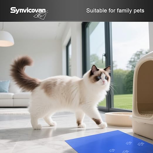 18" x 36" Blue Sticky Mat Tacky Pads Adhesive Floor Mat (5 Packs,150 Sheets,30 Sheets/Pack） for Cleanroom Laboratory Hospital Construction Pets Home Indoor Gymnasium and Workshop