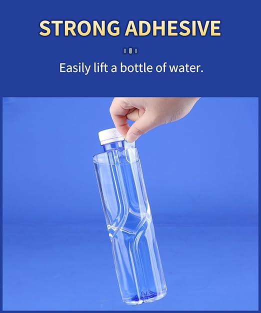 Large-Pro Mounting Putty No Residue with Pull Tab, Double Sided Tape Glue Adhesive Dots Clear Museum Sticky Tack, Picture Hanging Strips Fixed Decor Art Craft Party, 0.39 x 0.78 in (126 Pcs)