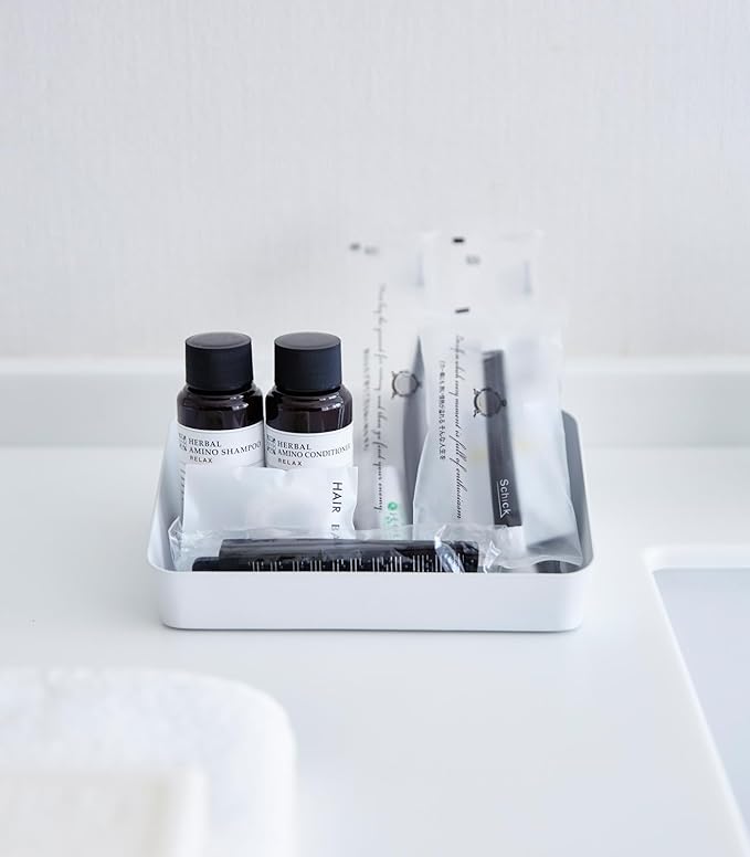 Yamazaki Home Tower Space Saving Vanity Tray - 5.25" X 7" - Steel
