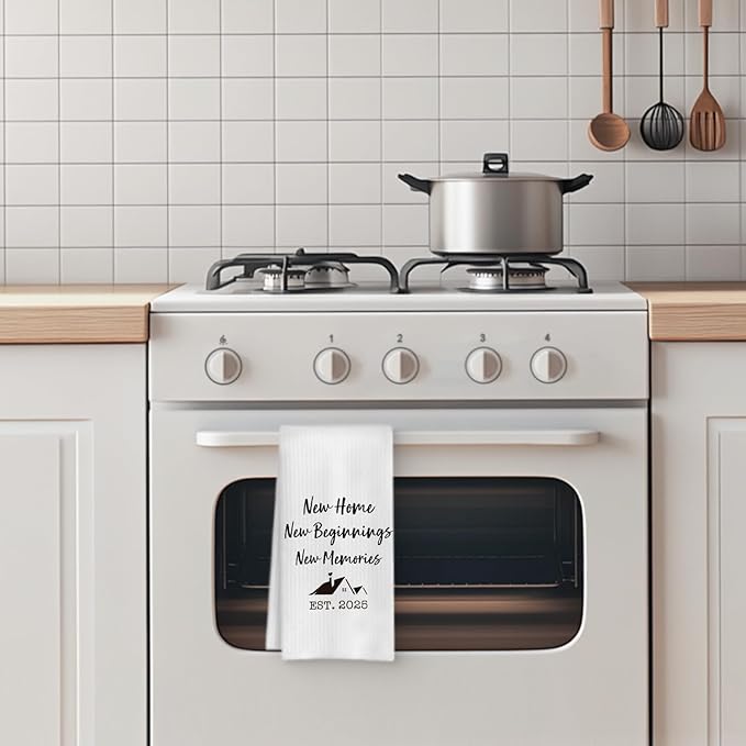 Housewarming Gifts Kitchen Towels, House Warming Gifts New Home House Apartment, Gift for New Homeowners, Housewarming Decorations 2025, 16x24 Inch