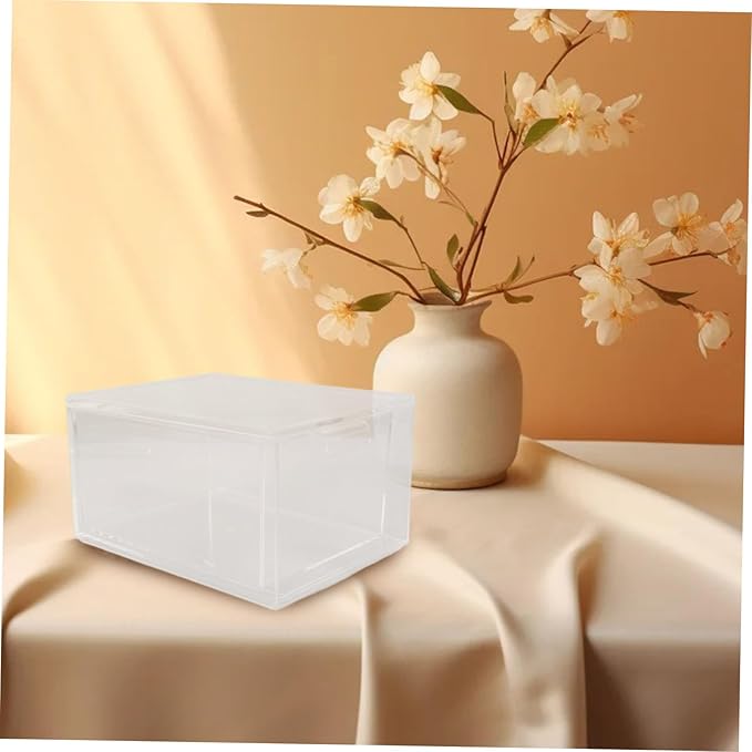 3pcs Large Makeup Organizers Stackable Drawer Organizers Plastic Counter Lids for Makeup Office and Bathroom Storage