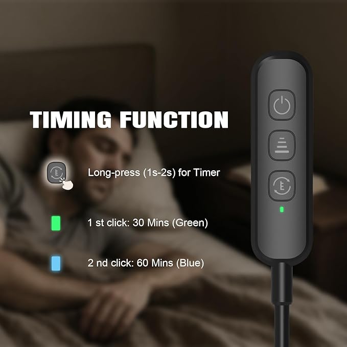Rechargeable 20 LED Book Lights for Reading at Night - Energy Saving with Extended 60Hrs Runtime, 15-Level Stepless Dimming, Flexible Lightweight Clip on Light for Studying, Travel, Black