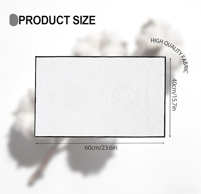 stonechic 40 Pack Sublimation White Towels Waffle Weave Kitchen Towels with Black Borders Blanks Microfiber Dish Drying Towel for DIY 16x24 Inch