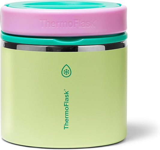 ThermoFlask 20 oz Double Wall Insulated Food Jar, Garden Party