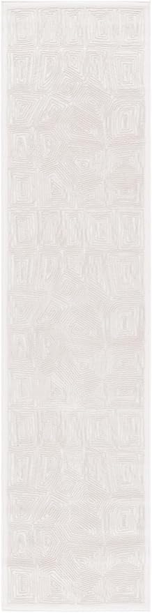 SAFAVIEH Prestige Collection Runner Rug - 2' x 7', Ivory & Beige, Non-Shedding & Easy Care, Ideal for High Traffic Areas in Living Room, Bedroom, Dining (PTE120A-27)