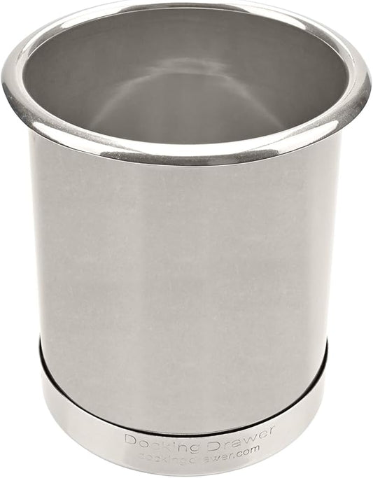 Docking Drawer 5" Stainless Steel Canister for Hot Tools, Capped Design, Safely Stow Styling Tools