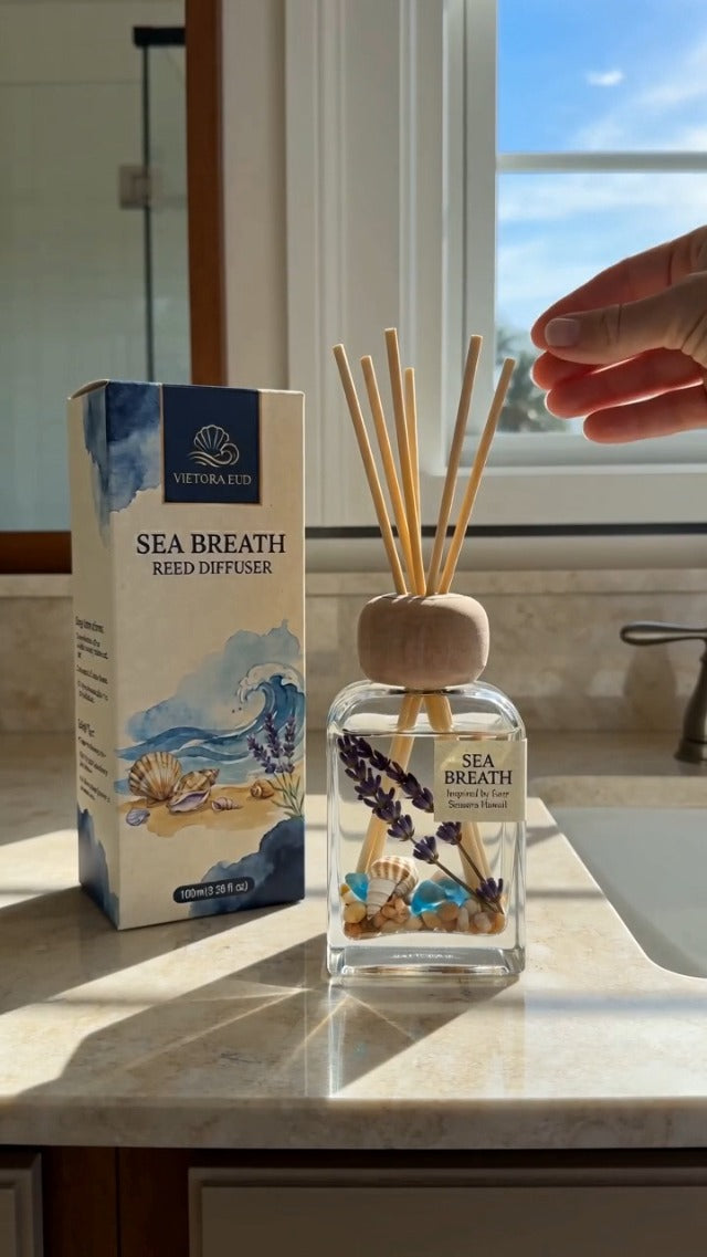 Sea Salt Reed Diffuser for Home, 3.38 fl oz - Image 8