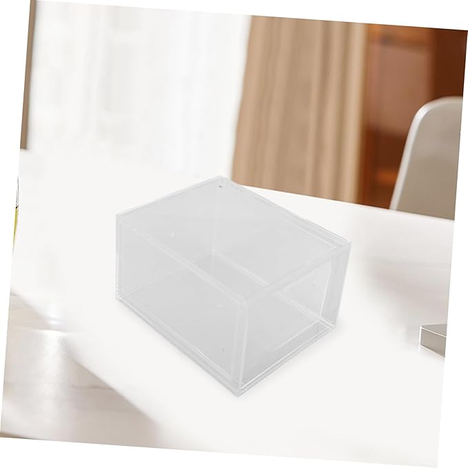 3pcs Clear Stackable Drawer Organizer Bins for Makeup and Daily Items Transparent Storage Easy for Use