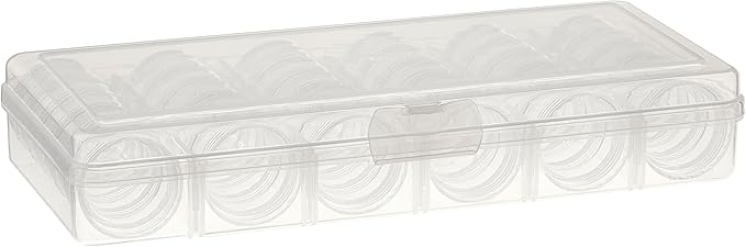 Simply Tidy 12 Pack: Bead Storage Box with 6 Container Stacks by Bead Landing™